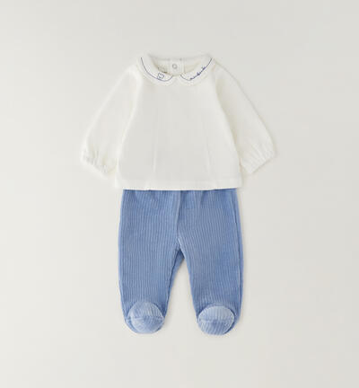Two-piece newborn set CREAM