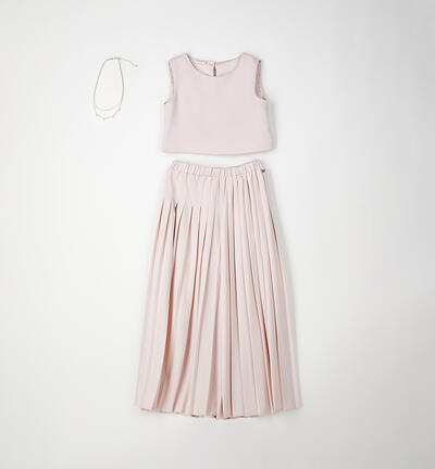 Completo elegante per ragazza ROSA
