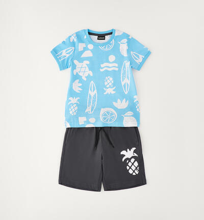 Completo estivo bambino AZZURRO
