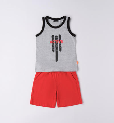 Completo estivo bambino GRIGIO