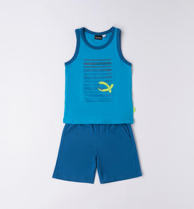 Completo estivo bambino AZZURRO