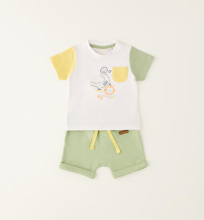 Completo estivo bimbo BIANCO