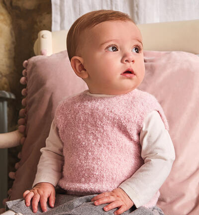 Completo gilet e maglietta ROSA