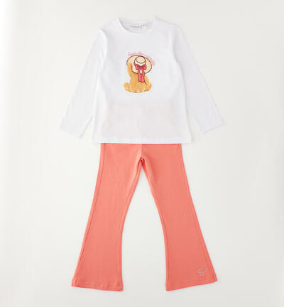 Girls' leggings set WHITE