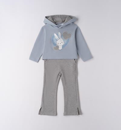 Completo leggins e maglia AZZURRO