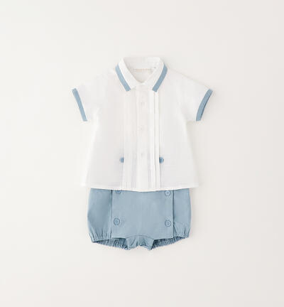 Completo neonato estivo BIANCO