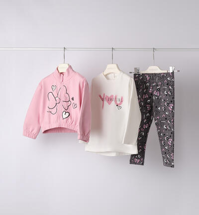Completo per bambina ROSA