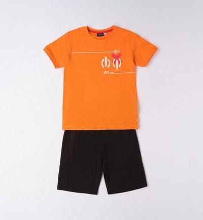 Completo ragazzo sportivo ARANCIONE