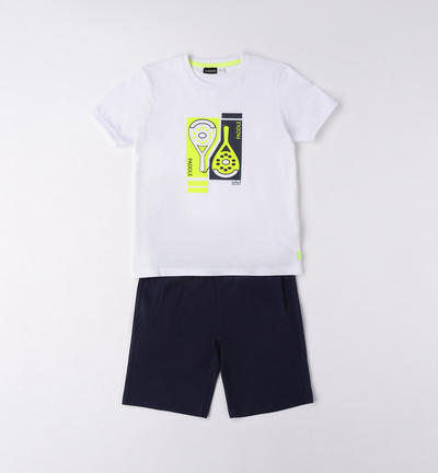 Completo ragazzo sportivo BIANCO