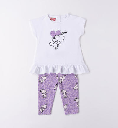 Girl's Snoopy outfit WHITE