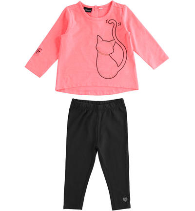 MAXI SWEATER + LEGGINGS SET FUCHSIA