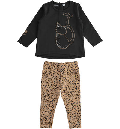 MAXI SWEATER + LEGGINGS SET BLACK