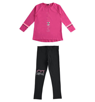 LONG SLEEVED SET FUCHSIA