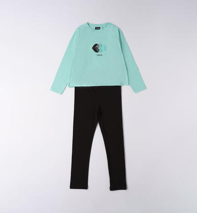 Girl's sports outfit GREEN