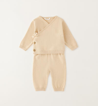 Unisex baby set BEIGE