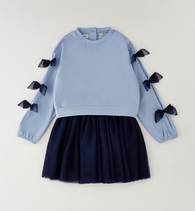 Coordinato Sarabanda per bambina BLU