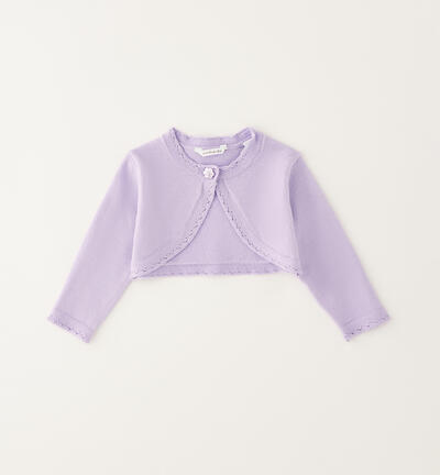 Girl's ceremonial shrug VIOLET