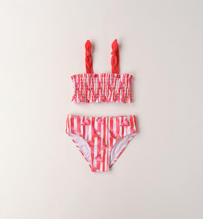 Two-piece swimsuit for girls RED