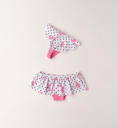 Costume e bandana per bambina ROSA