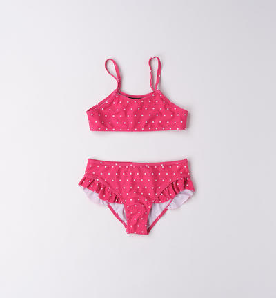 Girl's fuchsia bikini FUCHSIA