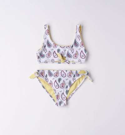 Costume mare due pezzi ragazza PANNA