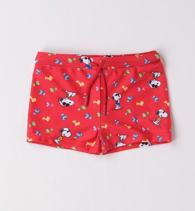 Boys' Snoopy swimsuit RED