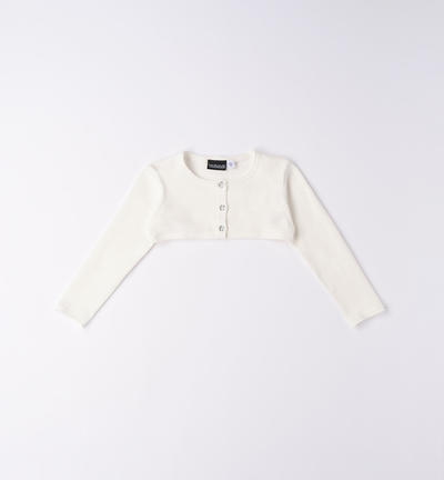 Girl's elegant shrug CREAM