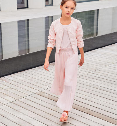 Elegante tuta ragazza ROSA