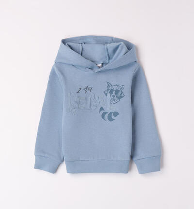 Boys' light blue sweatshirt LIGHT BLUE