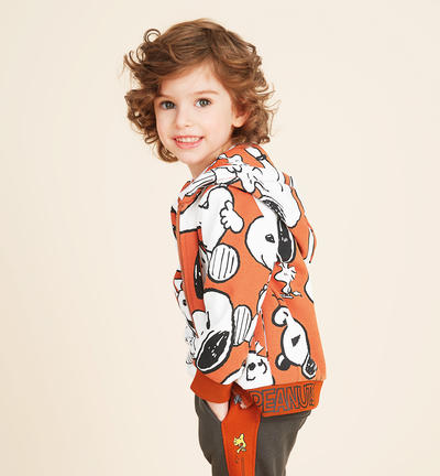 Boy's Peanuts capsule collection sweatshirt ORANGE