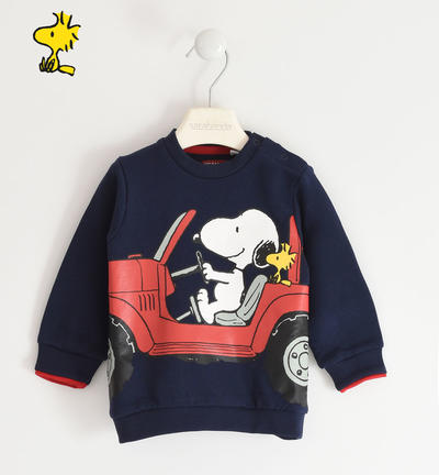 Felpa bambino Snoopy con Woodstock BLU