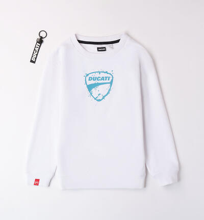 Ducati boys' white sweatshirt WHITE