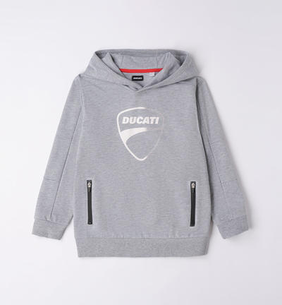 Felpa cappuccio Ducati per bambino GRIGIO