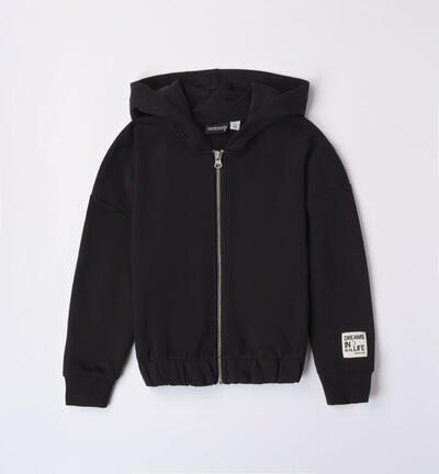 Girls' hoodie BLACK