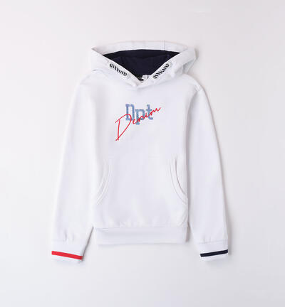 Boys' hoodie WHITE