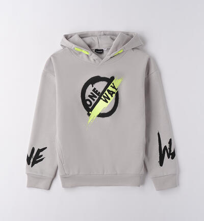 Hooded sweatshirt for boys GREY