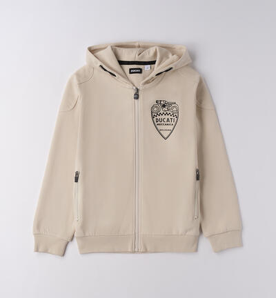 Ducati sweatshirt for boys BEIGE