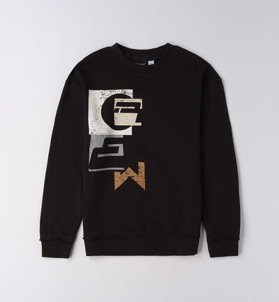 Sweatshirt for boys BLACK