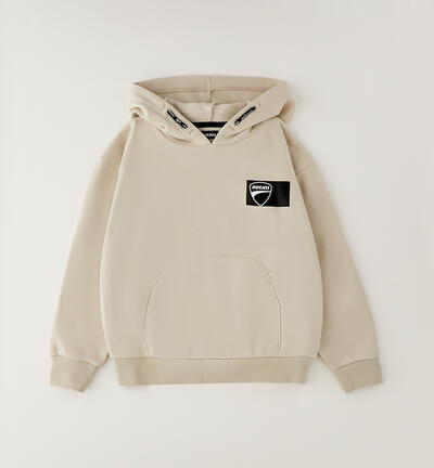 Felpa Ducati con cappuccio BEIGE