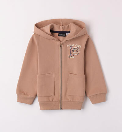 Boys' winter hoodie BEIGE