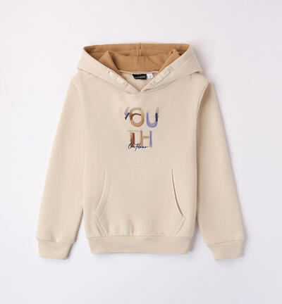 Boy's winter sweatshirt BEIGE