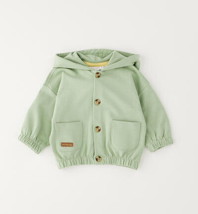 Felpa Minibanda neonato VERDE