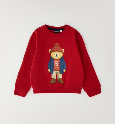 Kids' Christmas sweatshirt RED