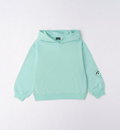 Girl's hooded sweatshirt GREEN