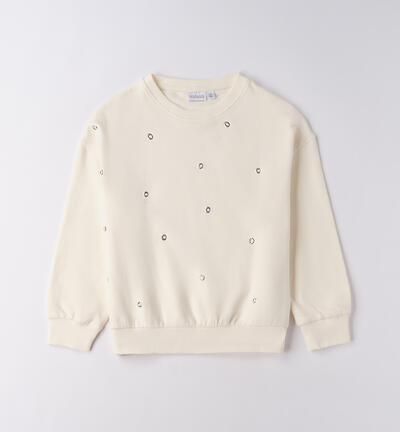 Sarabanda sweatshirt for girls CREAM