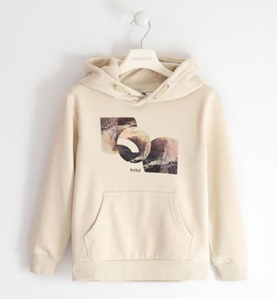 Boy's dropped shoulder sweatshirt CREAM