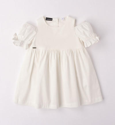 Fresco abito bambina PANNA