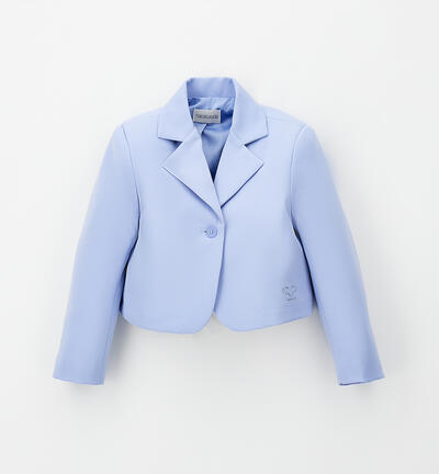 Elegant jacket for girls BLUE
