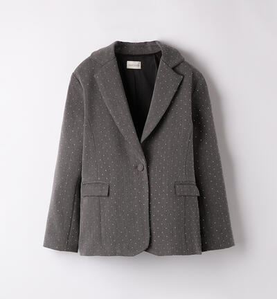 Giacca elegante ragazza GRIGIO