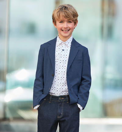 Boy's elegant jacket BLUE